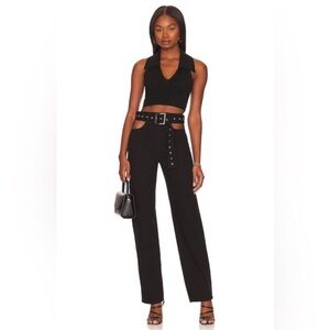 NWT! We Wore What black cutout straight leg jeans size 29!